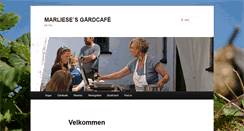 Desktop Screenshot of marliesesgaardcafe.dk