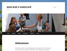 Tablet Screenshot of marliesesgaardcafe.dk